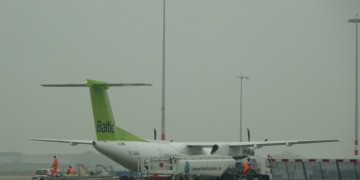 Inaugregatievlucht airBaltic Amsterdam Vilnius