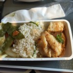 Singapore Airlines lunch