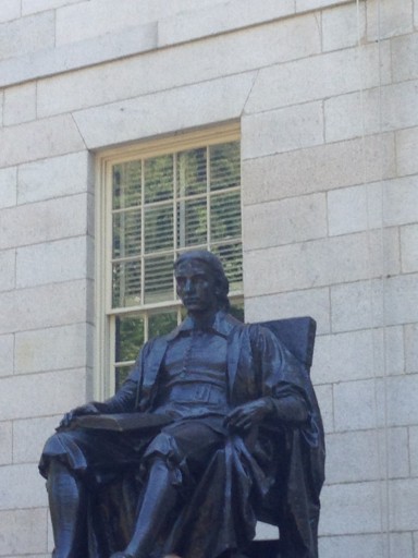 John Harvard, Harvard Yard