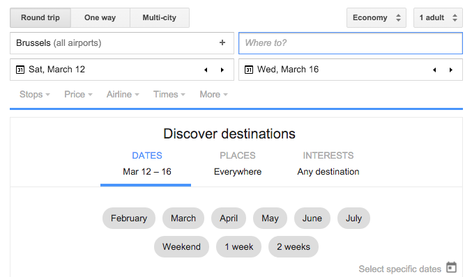 Hoe boek ik een mileage run - Google Flights