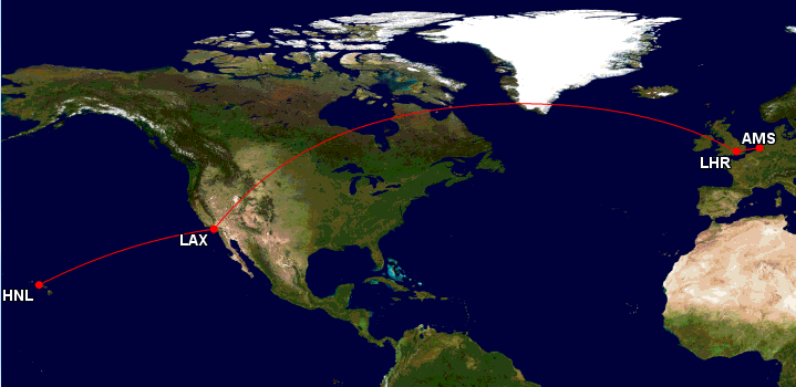 Hoe boek ik een mileage run - Mileage Run To Hawaii - GCMap