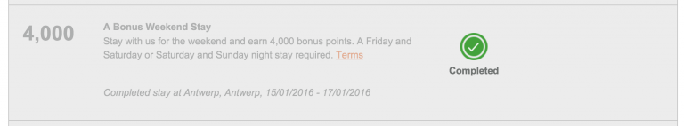 IHG Accelerate - Bonus Weekend Stay