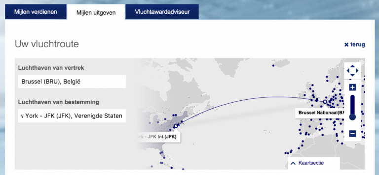 De gebruiksvriendelijke Meilenrechner site