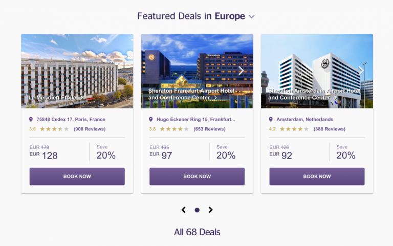 SPG Hot Escapes Week 6 - Featured Deals In Europe