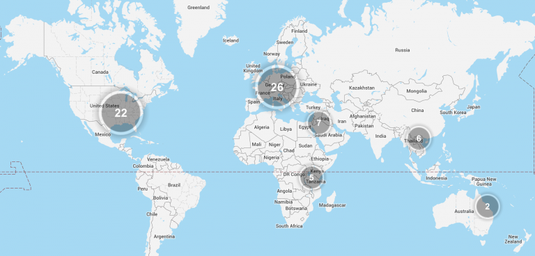 SPG Hot Escapes Week 6 - World Map