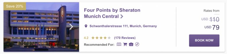 SPG Hot Escapes Week 7 - Four Points Munich Central