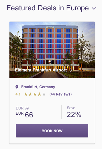 SPG Hot Escapes Week 8 - Featured Deals Europe