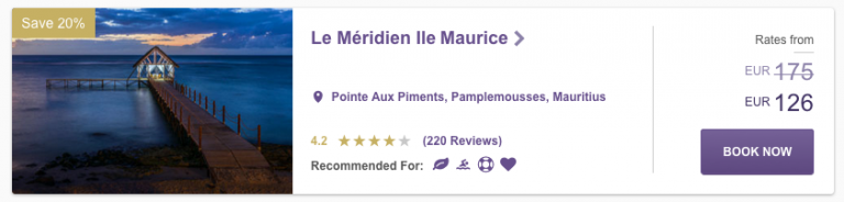 SPG Hot Escapes Week 8 - Le Méridien Ile Maurice