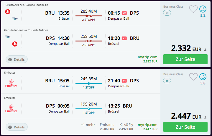 Qatar Airways Sales Maart 2016 - BRU-DPS Alternatives