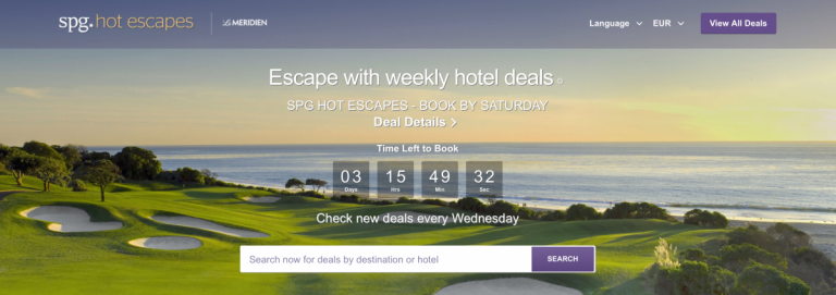 SPG Hot Escapes Week 9 - Banner