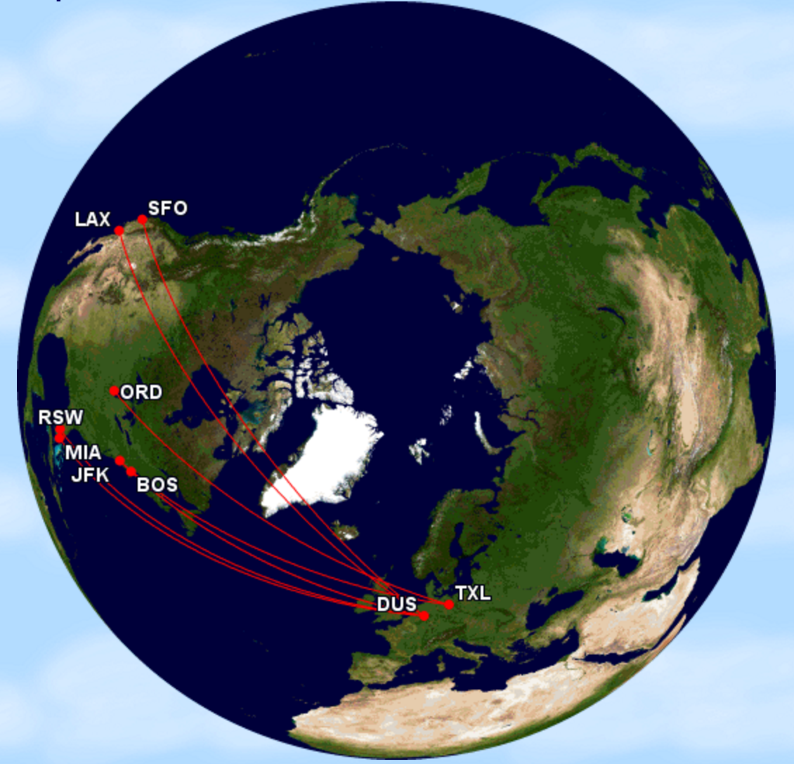 Air Berlin Double Miles Promo - GCMap Routes - InsideFlyer