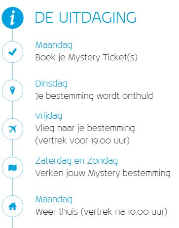 KLM Mystery Ticket Uitdaging