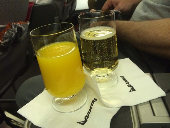 Qantas Business Class