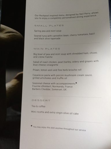 Qantas Business Class