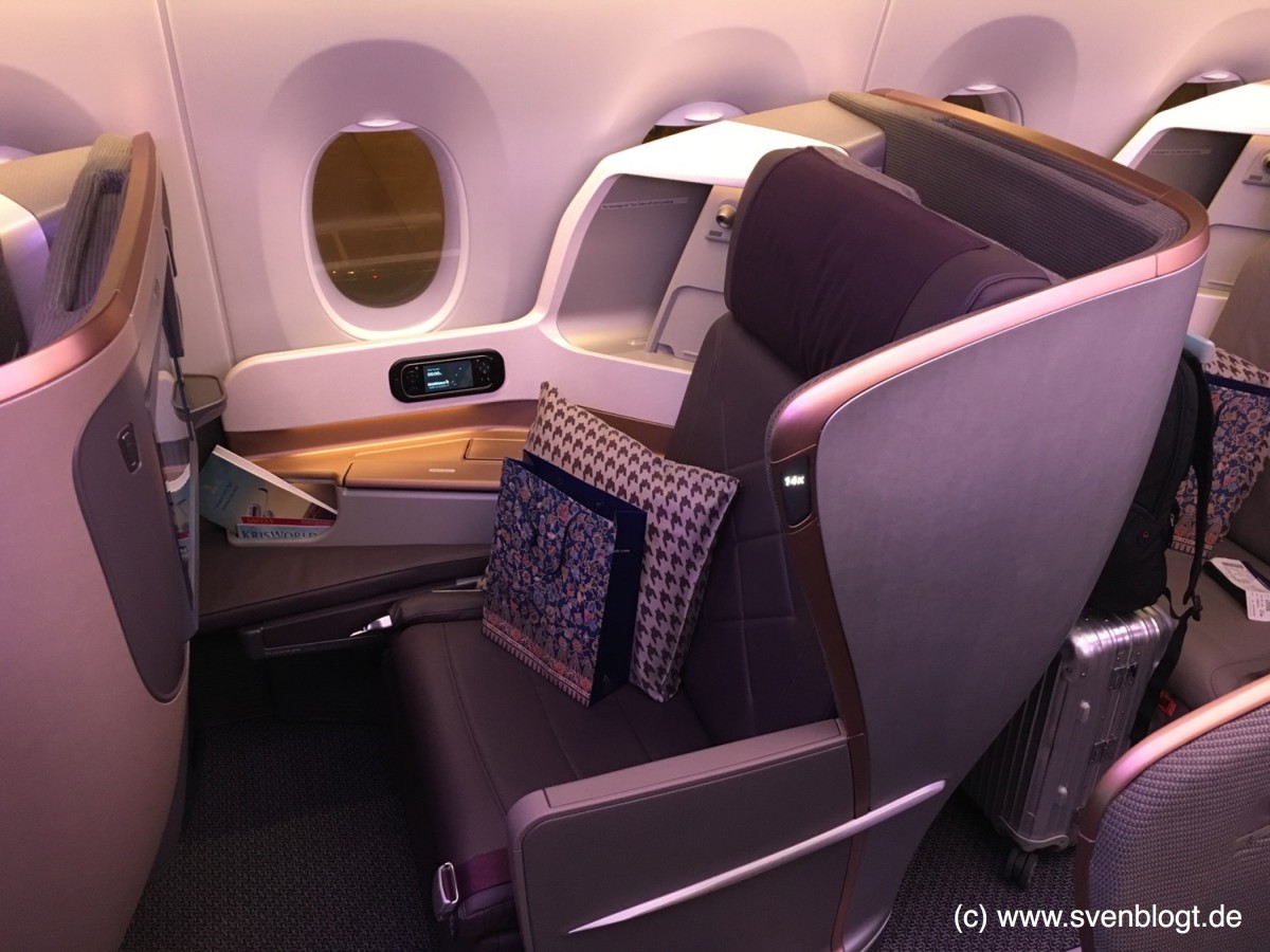 Singapore Airlines A350 Business Class Review