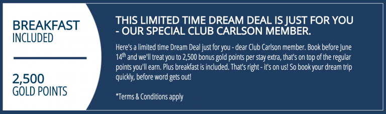 club carlson dream deals