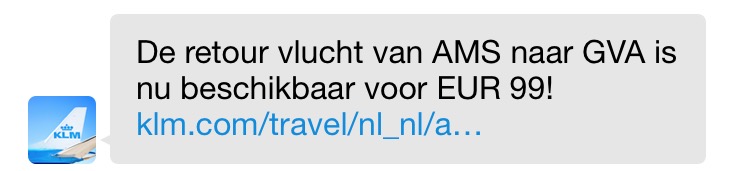 KLM NotifyMe