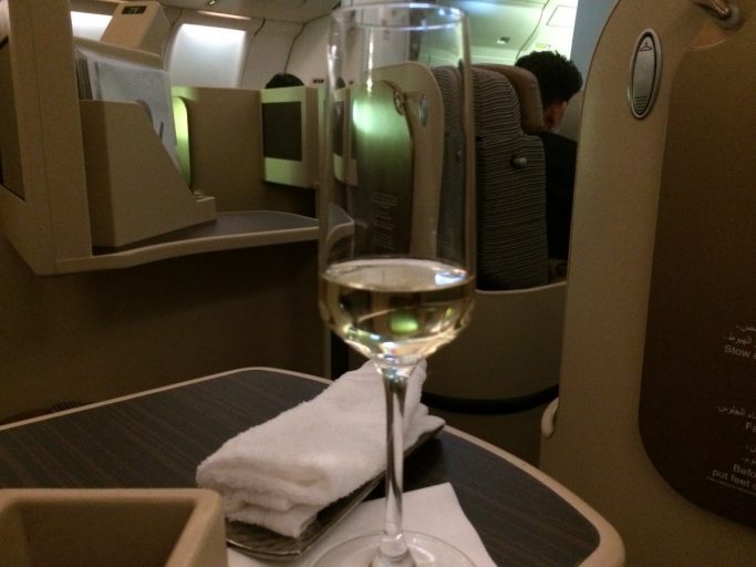 Etihad business class