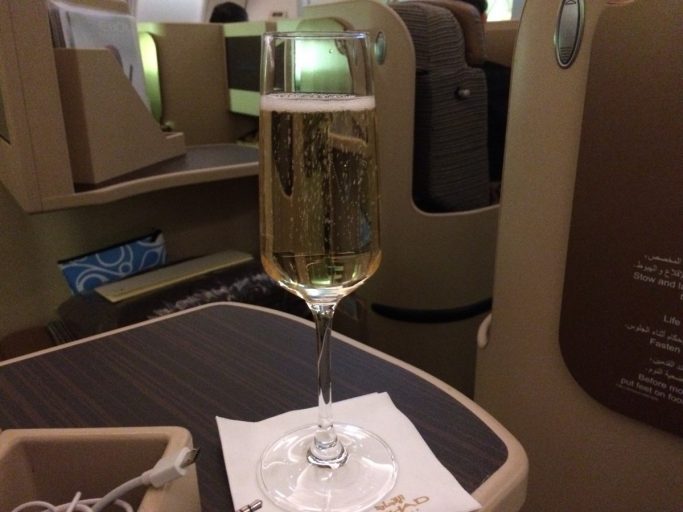 Etihad business class