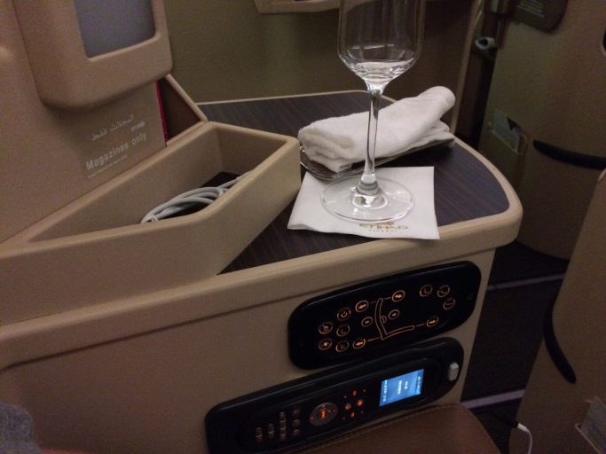 Etihad business class