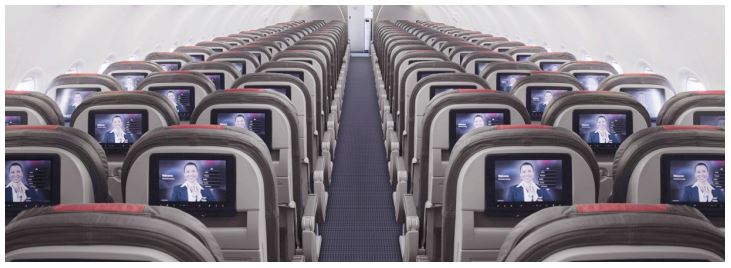 American Airlines Gratis Entertainmentsysteem