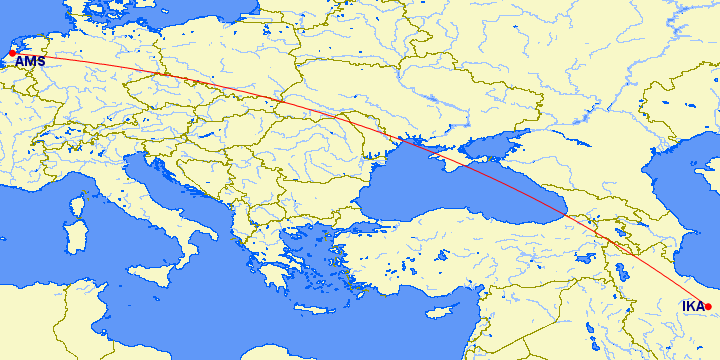 Amsterdam - Teheran