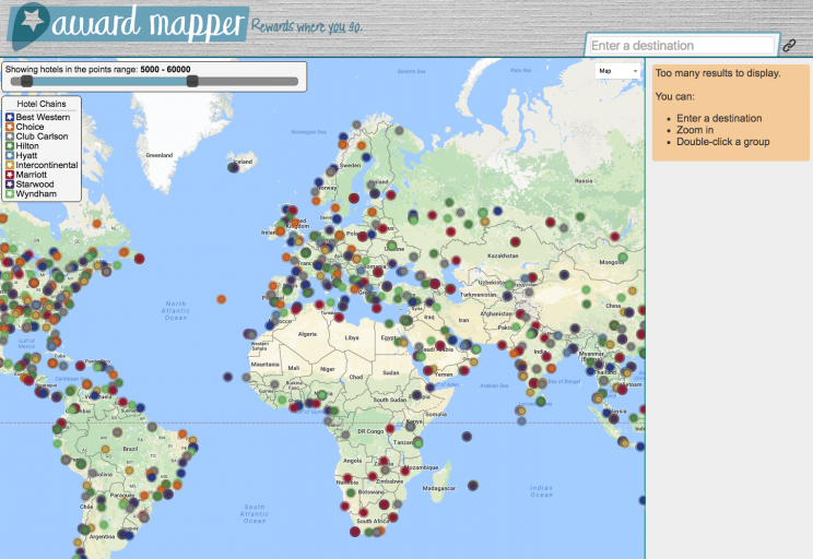 Awardmapper - overview