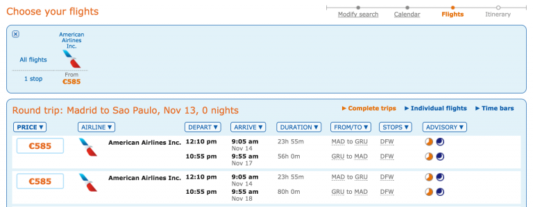 goedkope american airlines premium economy