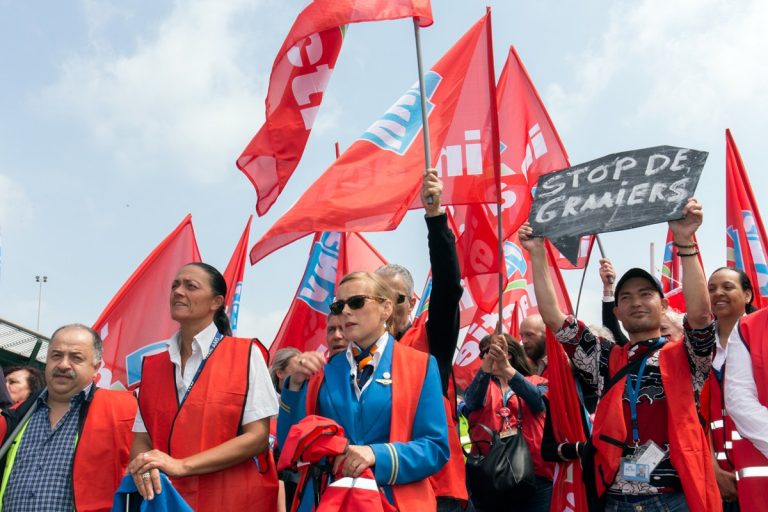 Actie FNV tegen KLM