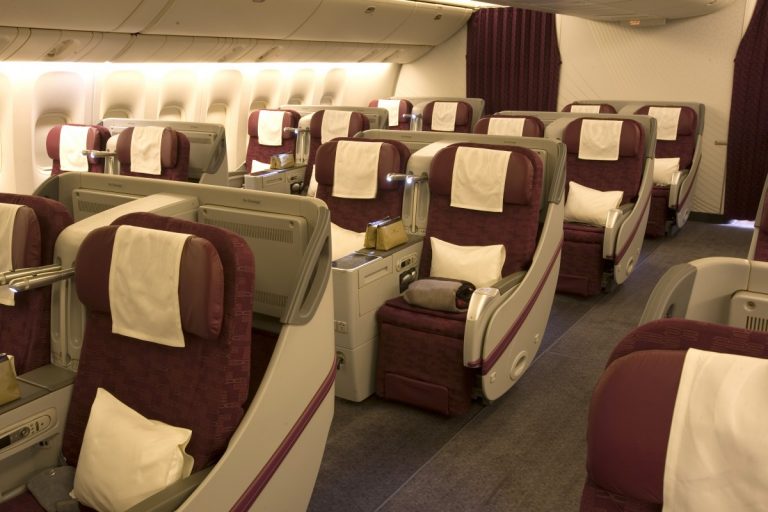 Qatar Airways Business Class 777