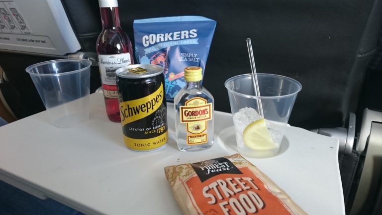 British Airways A319. Gratis drank in Economy