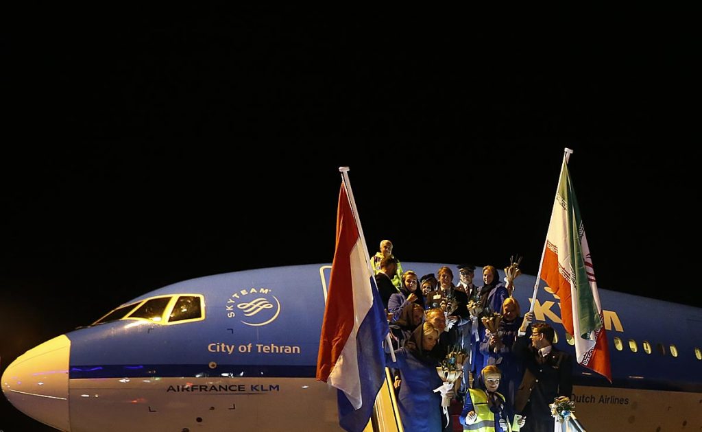 KLM terug in Teheran - Iran