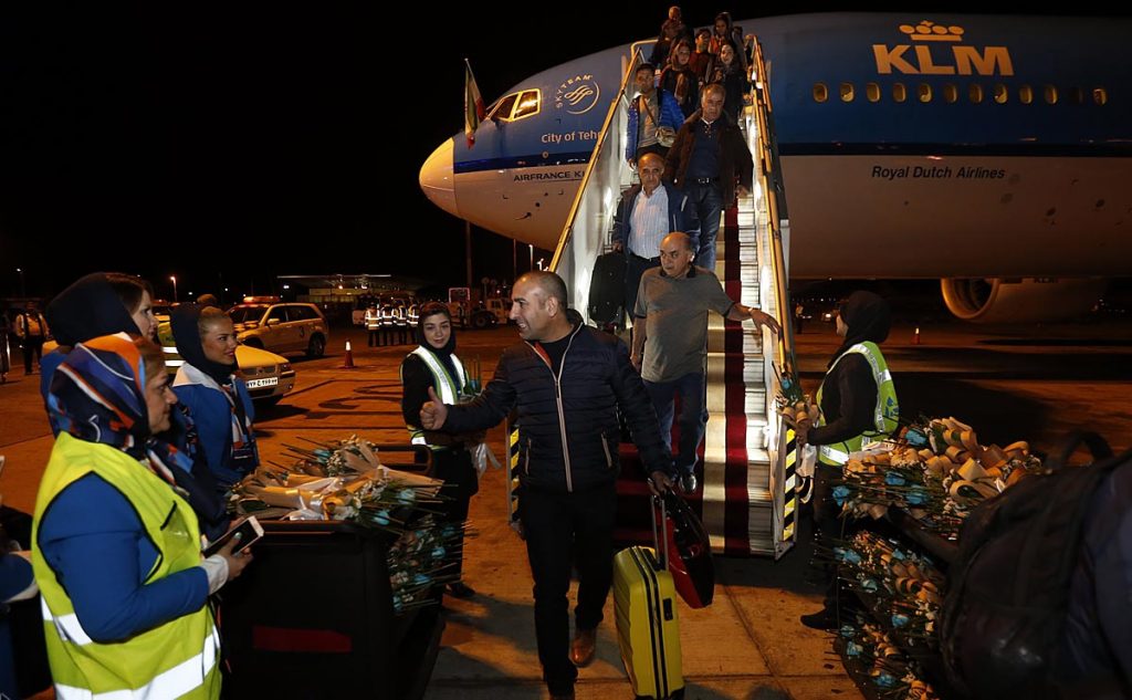 KLM terug in Teheran - Iran