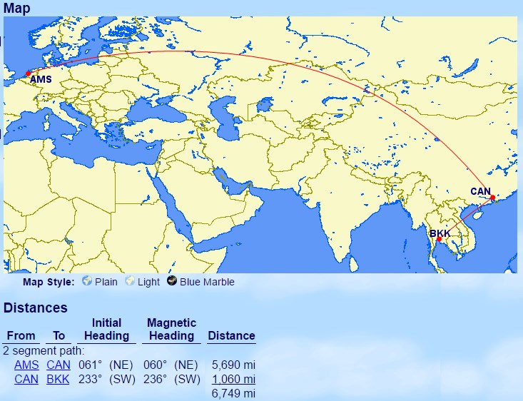 China Southern business class deal