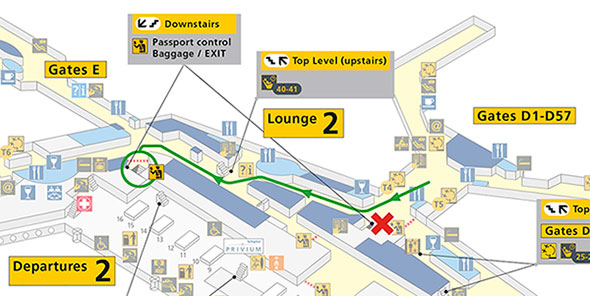 Paspoortcontrole Schiphol