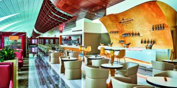 Emirates Business Class lounge