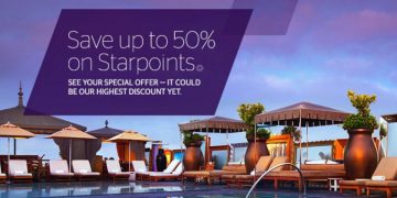 SPG Starpoints 50 procent bonus