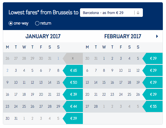 brussels airlines promo