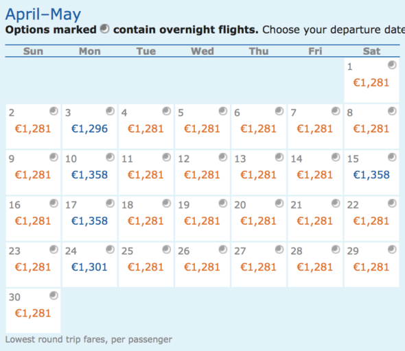 LOT business class