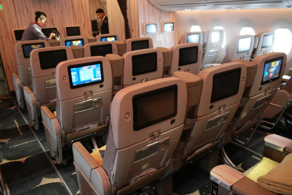 China Airlines A350 premium economy class