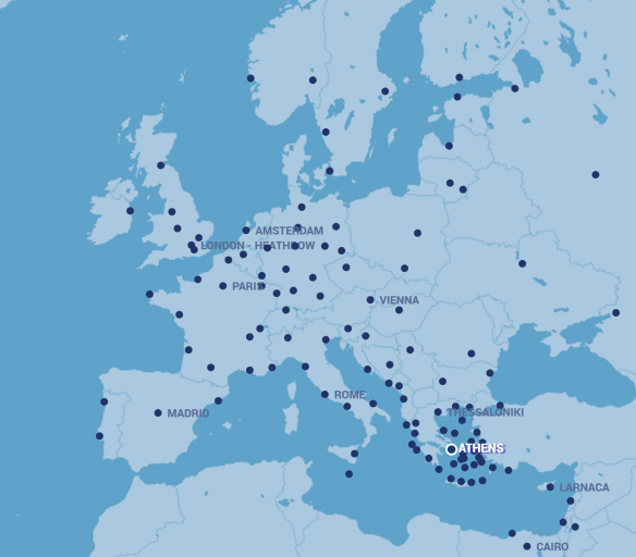 Routemap Aegean