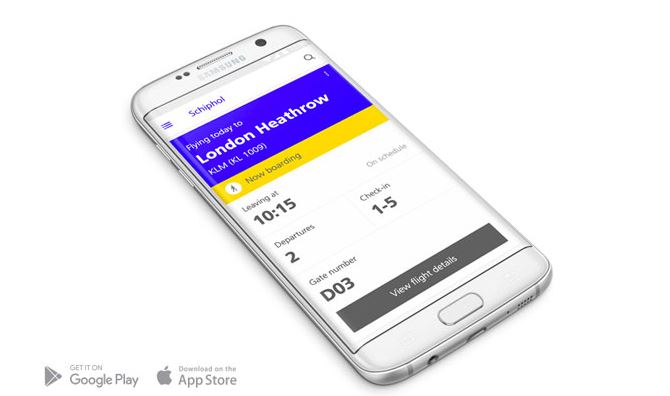 Nieuwe Schiphol app