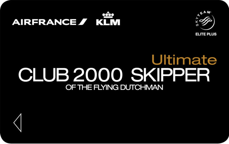 Flying Blue Ultimate Club 2000 card