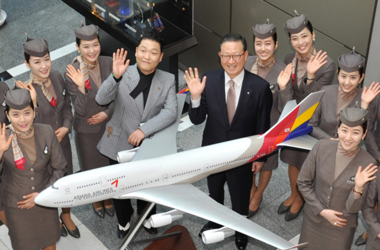 Asiana Airlines crew