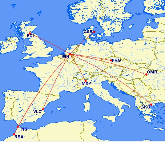 Ryanair voegt 9 nieuwe routes toe vanaf Eindhoven - Tickets vanaf €9,99 ...