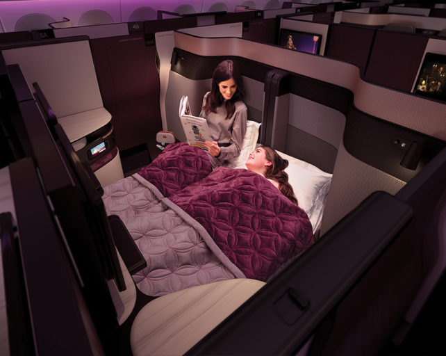 Vlieg jij straks in de Qsuite van Qatar Airways? (Bron: Qatar Airways)