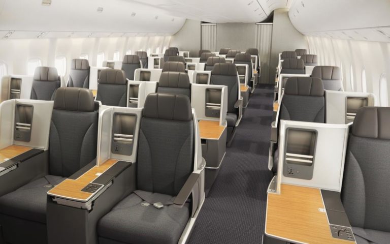 American AIrlines 767 business class