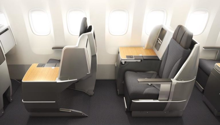 American AIrlines 767 business class