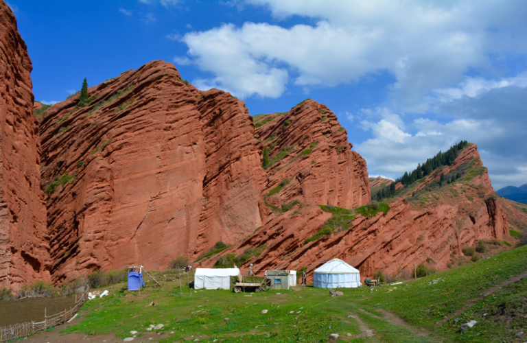 Kirgizië, Almaty, Kazachstan, Karakol