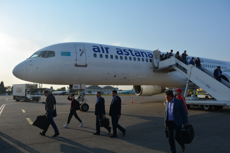 air astana, astana, almaty, kazachstan, review